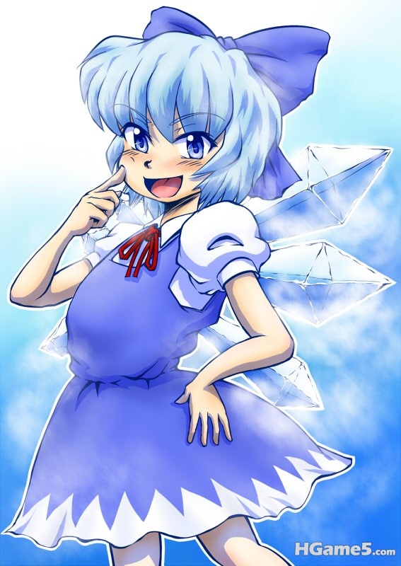 p496780_blue_eyes blue_hair bow cirno hair_bow short_hair touhou umean_kyuuo wings.jpg