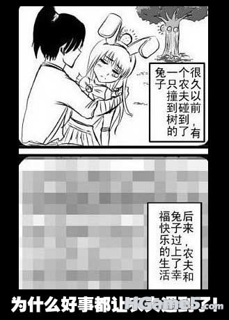 不仅有金斧头，还有报恩的仙鹤，做酱汤的蚌仙子，现在他还有了兔子！