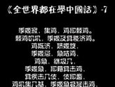 全世界都在学天朝话 汉语文化太博大精深了