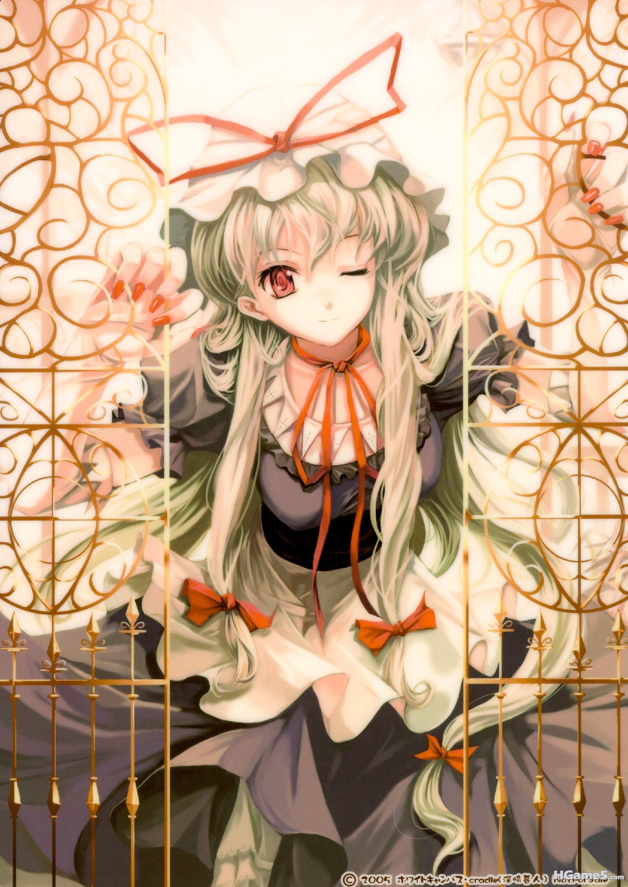 moe 8694 cradle lolita_fashion misaki_kurehito touhou yakumo_yukari.jpg