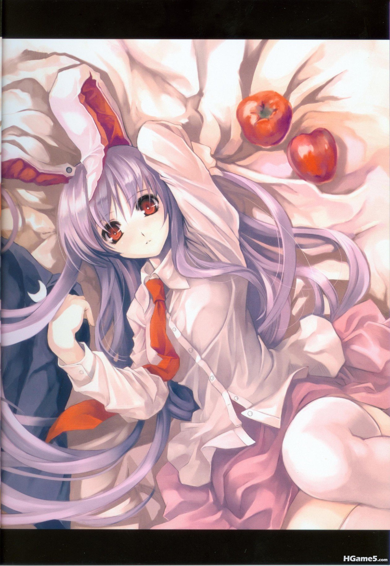 moe 25958 animal_ears binding_discoloration bunny_ears cradle misaki_kurehito re.jpg