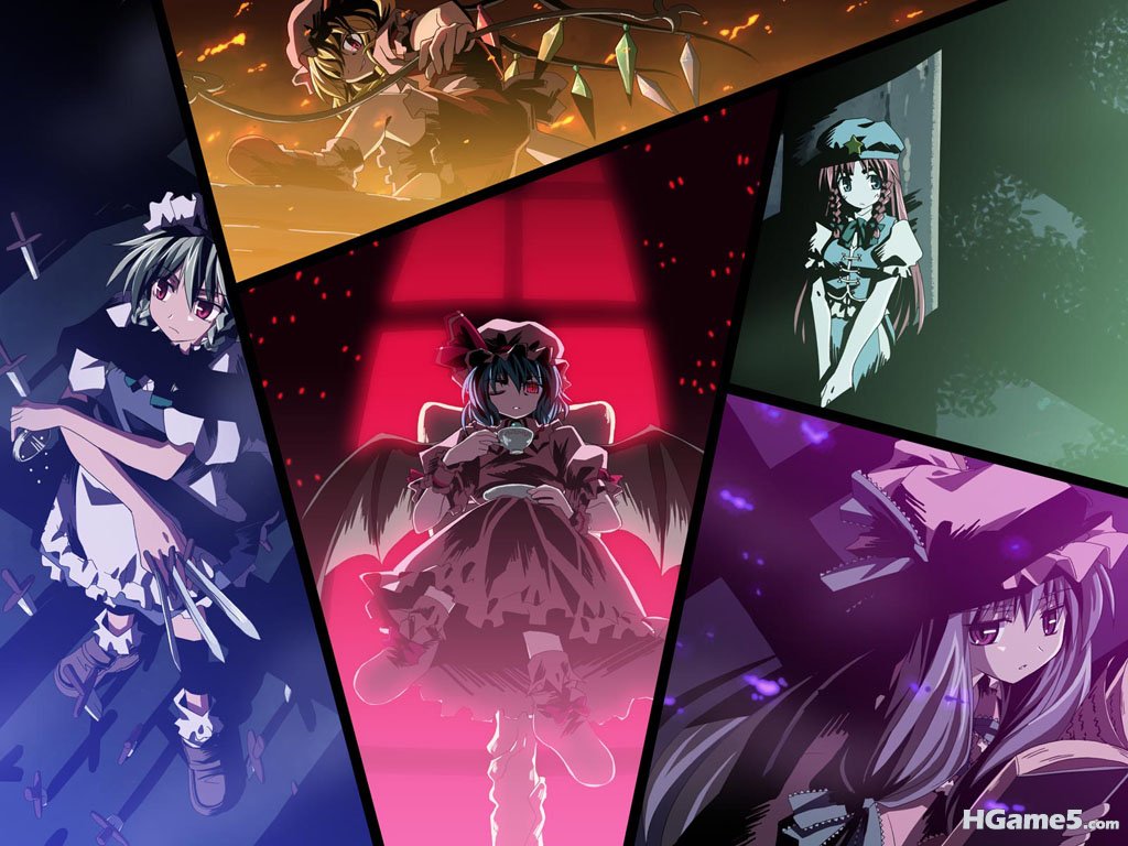 Konachan.com - 16638 dress flandre_scarlet hat hong_meiling izayoi_sakuya patcho.jpg