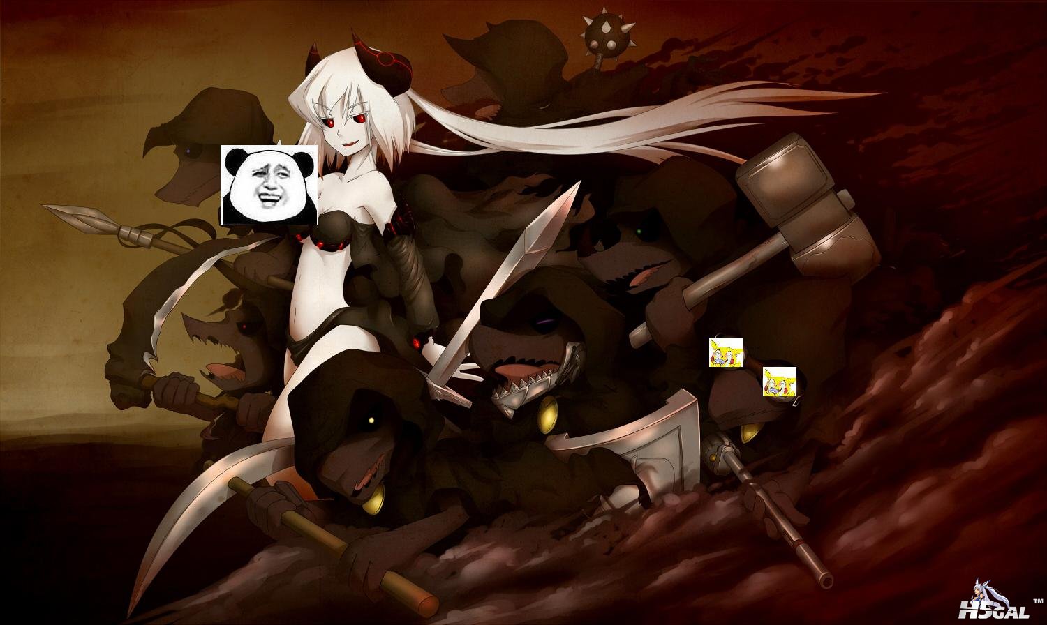 Konachan_com - 102544 apple gun horns original puretails red_eyes scythe spear s.jpg