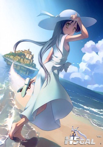 moe 93724 dress kogemashita no_bra summer_dress takoyaki.jpg