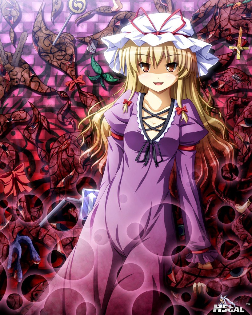 p666002_blonde_hair eyes gap hair_ribbon hat hat_ribbon long_hair orange_eyes ri.jpg
