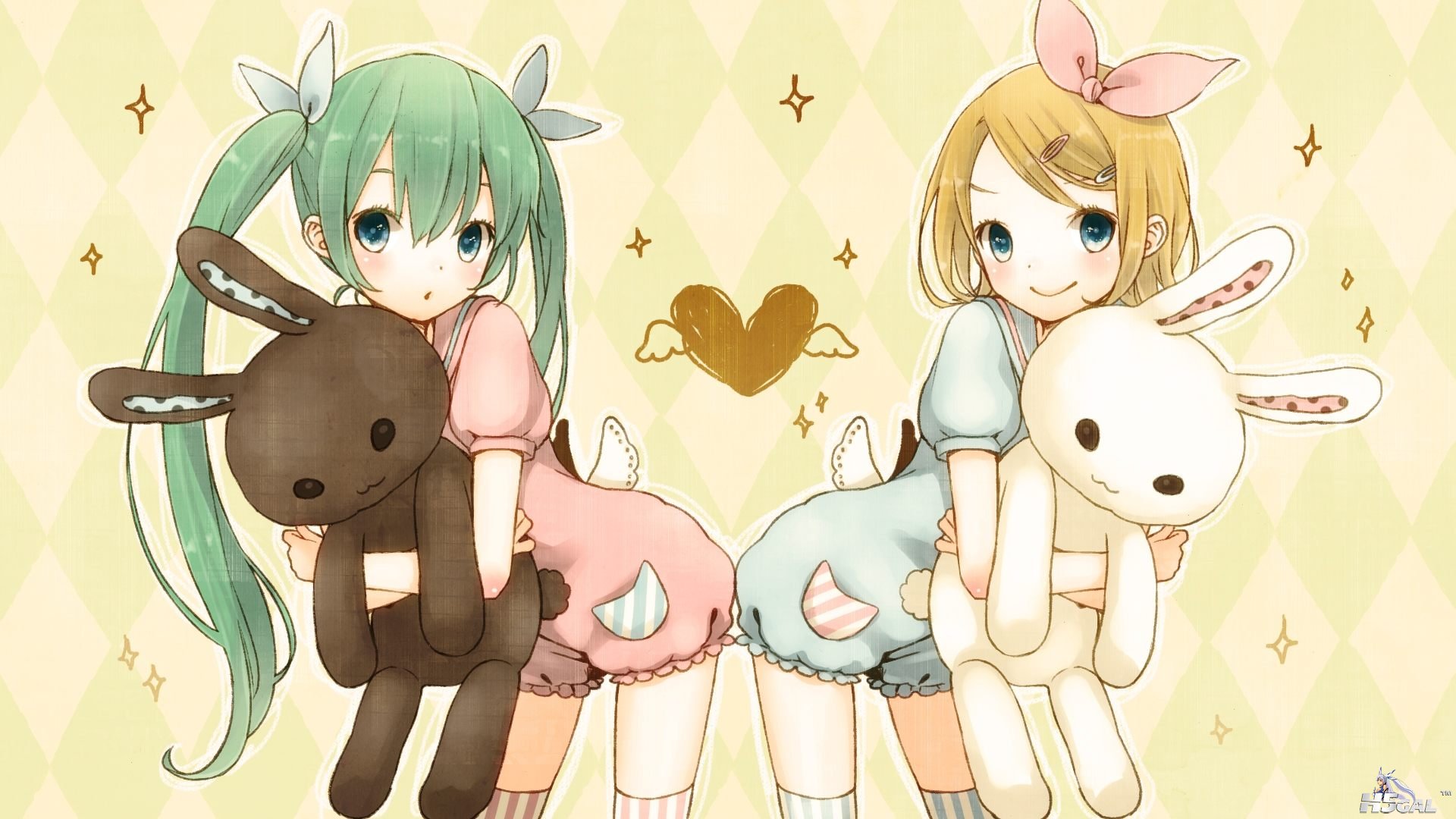 Konachan_com - 130127 bunny hatsune_miku kagamine_rin loli vocaloid.JPG