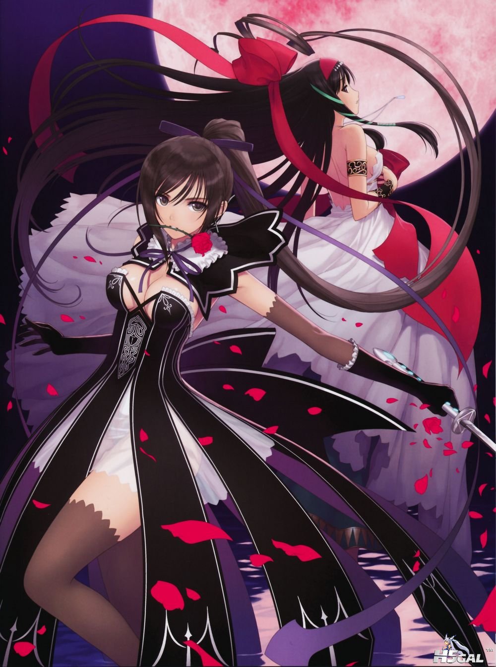 yande_re 209444 cleavage dress kaguya_(shining_hearts) maxima_(shining_hearts) s.jpg