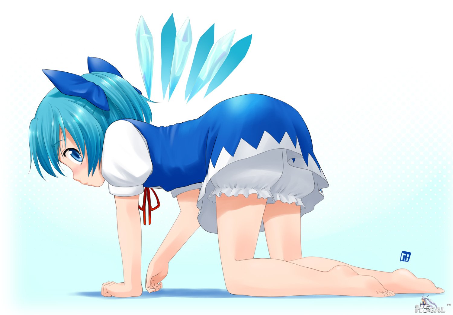 konachan 54486 cirno ribbons touhou white.jpg