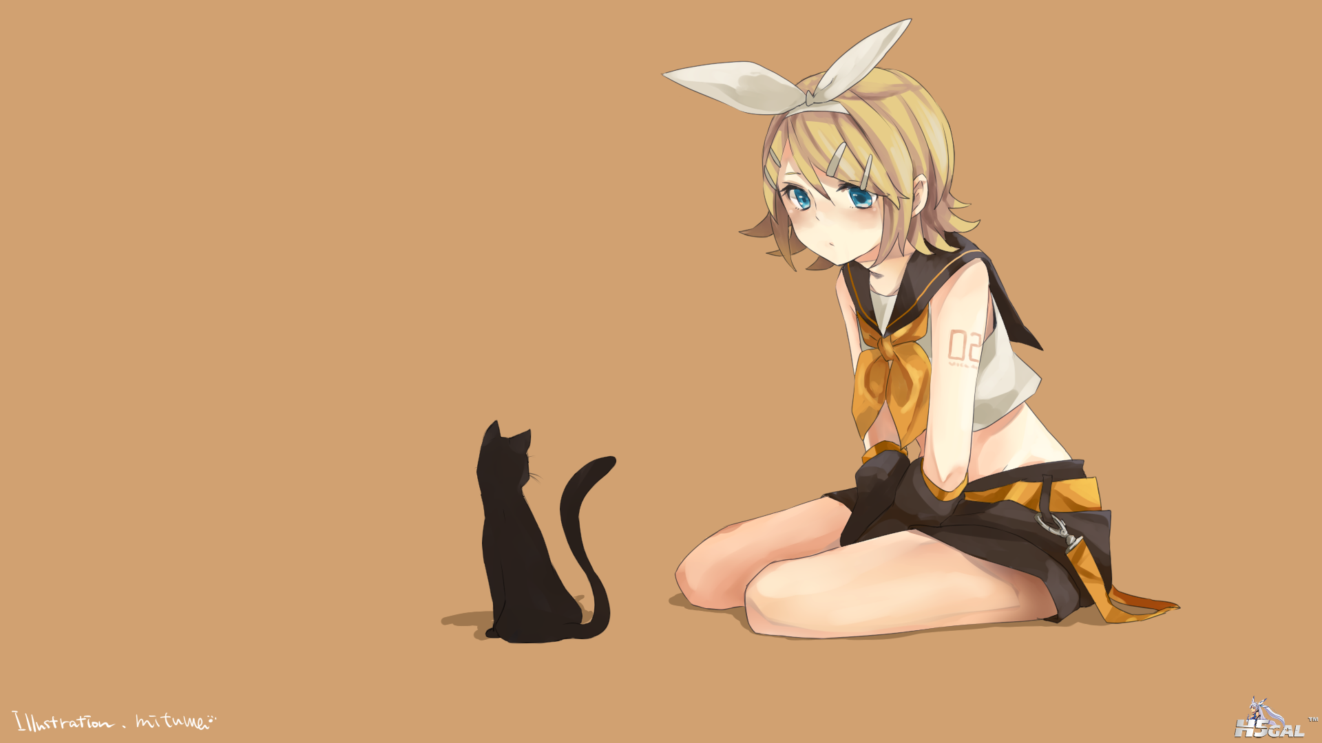 Konachan_com - 148086 animal cat kagamine_rin kuronyanko vocaloid.png