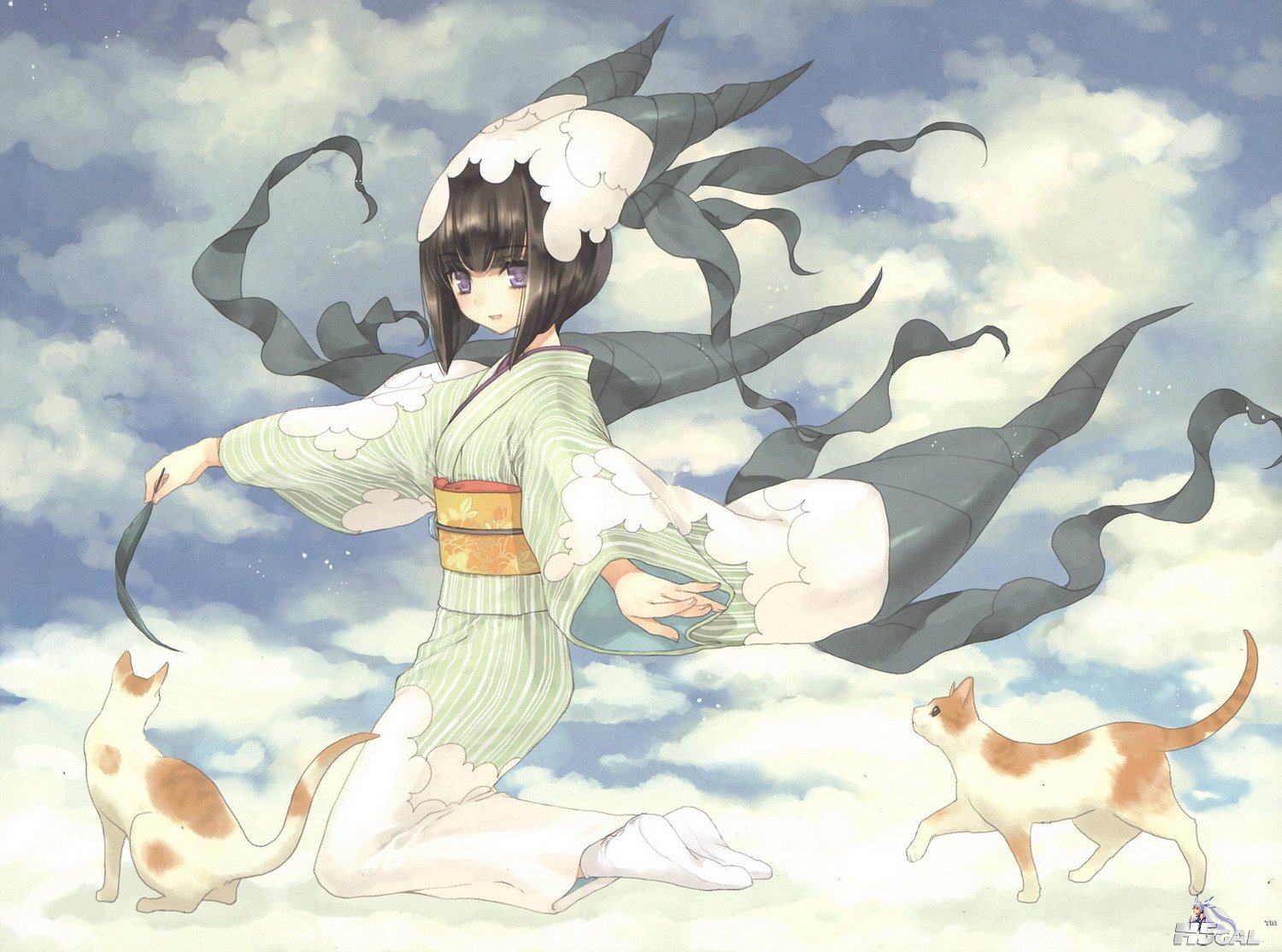 yande_re 213140 kawaku kimono neko.jpg