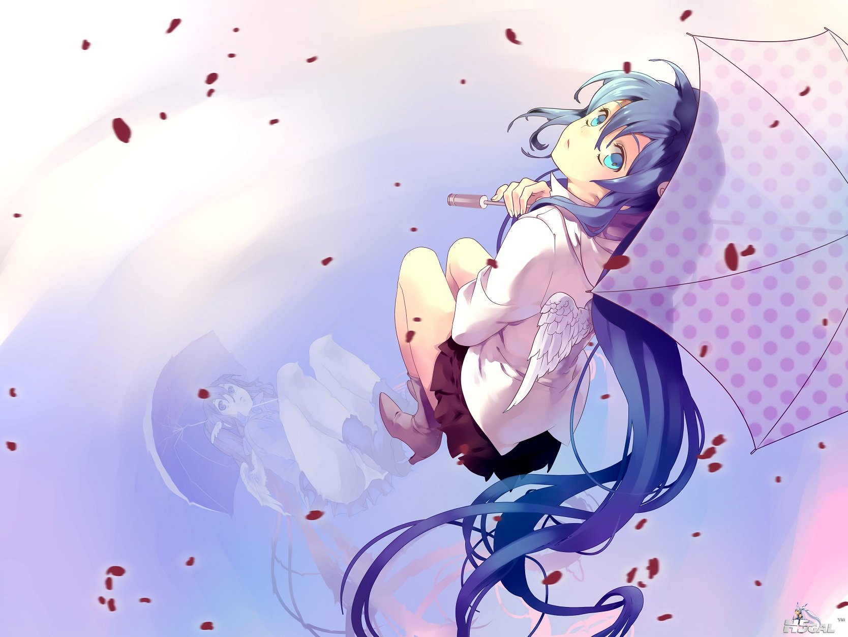 Konachan_com - 148861 blue_hair boots hatsune_miku oldschool-girl skirt umbrella.jpg