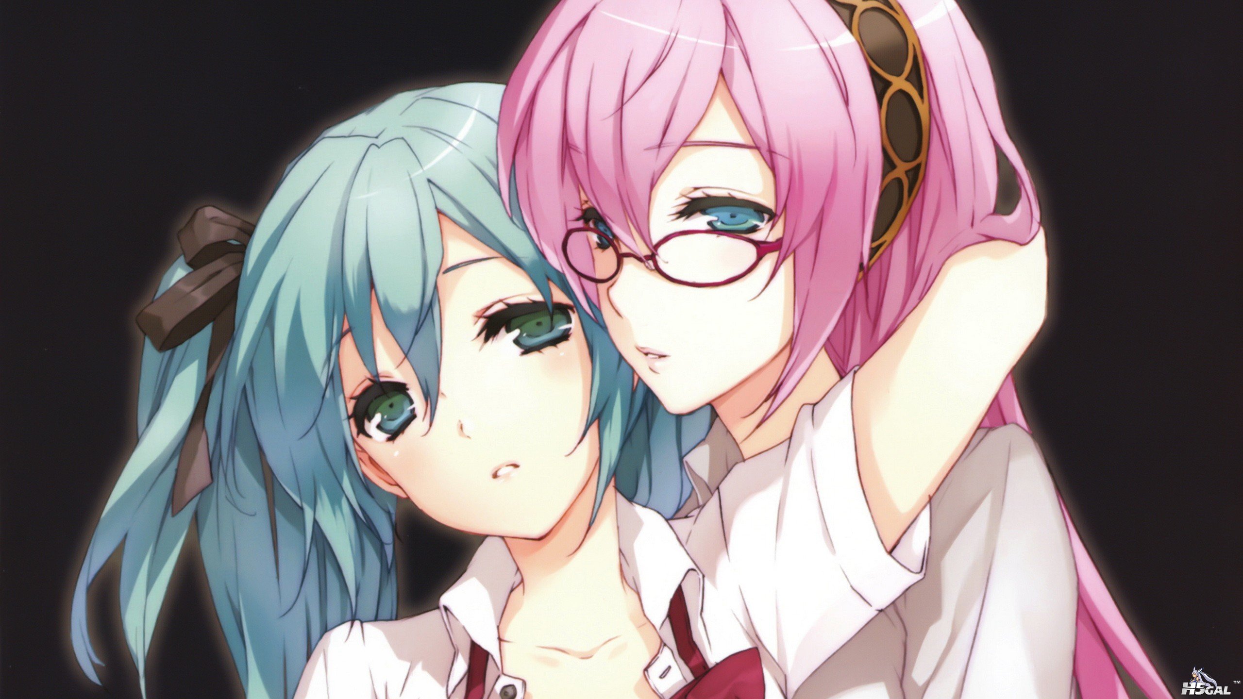 Konachan_com - 149254 blue_eyes blue_hair glasses hatsune_miku megurine_luka pin.jpg