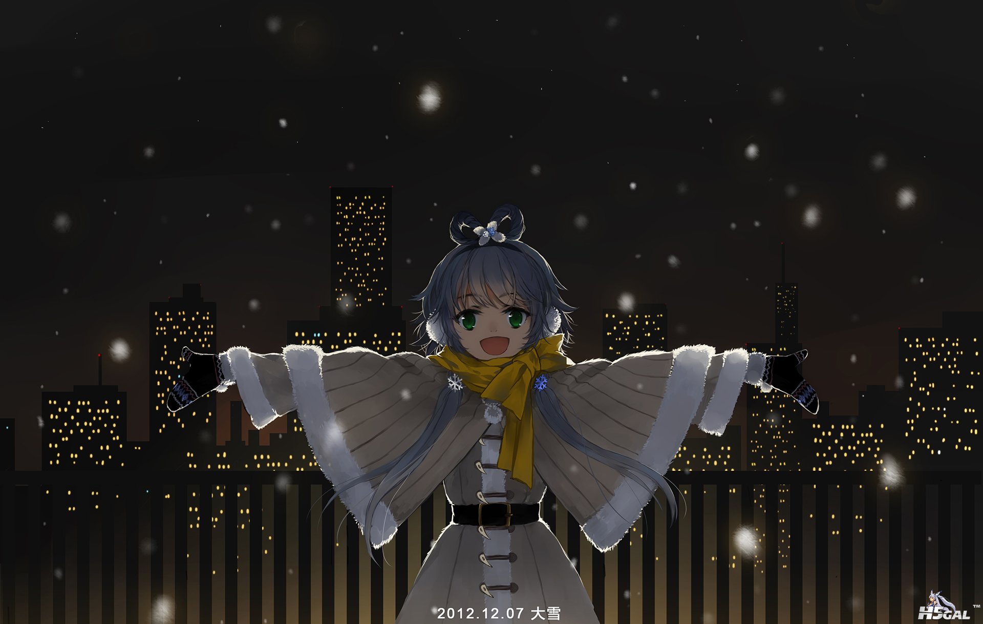 Konachan_com - 149712 city ink_(y3297528xx) luo_tianyi night snow vocaloid.jpg