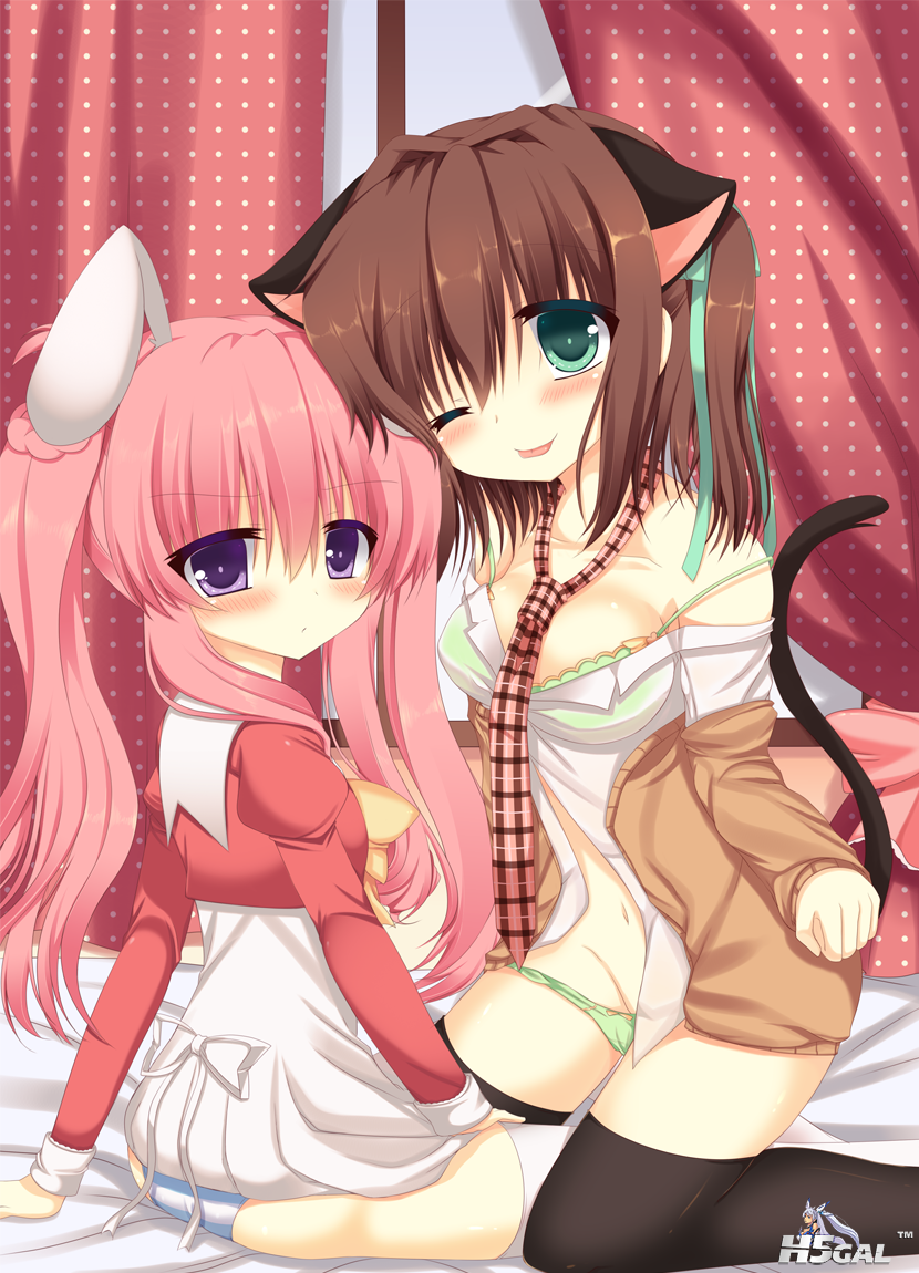 yande 251189 animal_ears bottomless bra bunny_ears bunny_girl nekomimi pantsu su.png