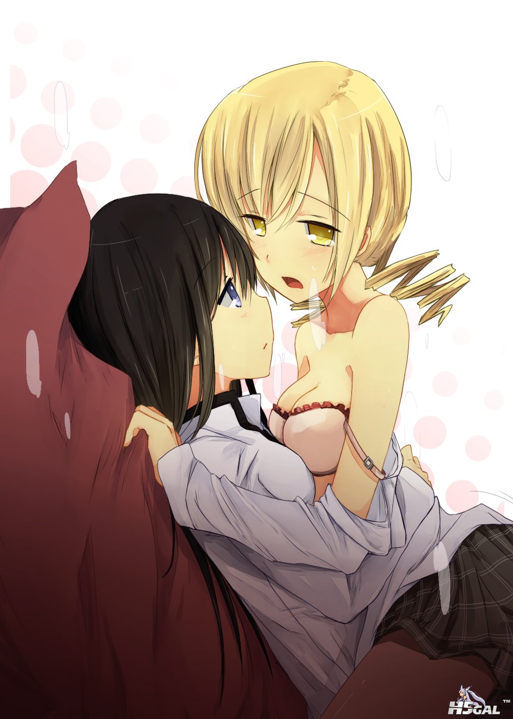yande 252019 akemi_homura bra cleavage hinagi open_shirt puella_magi_madoka_magi.jpg