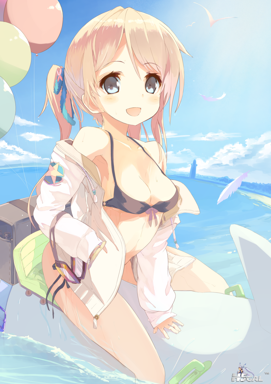 yande 282187 bikini cleavage kaga10 open_shirt swimsuits.png