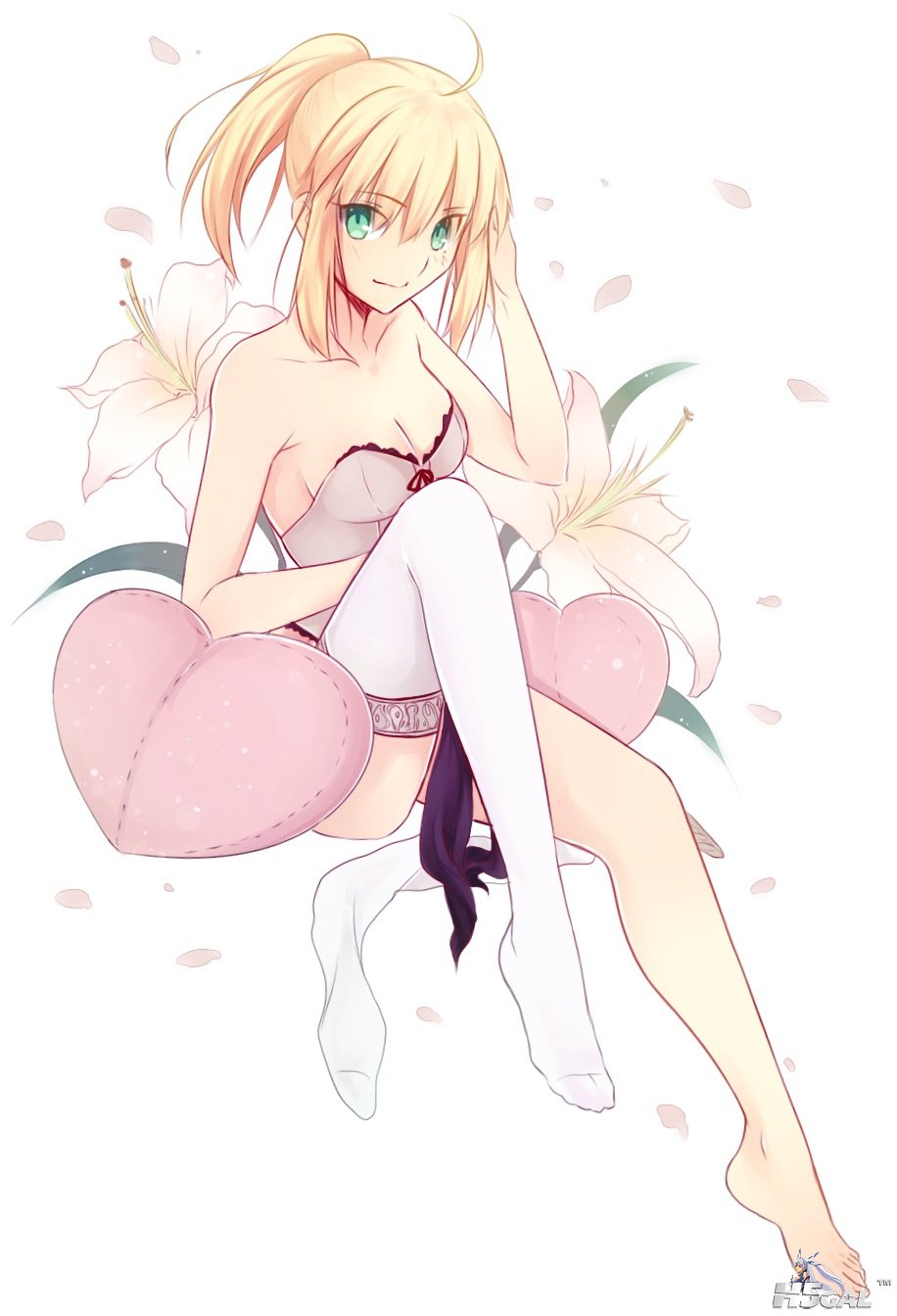 fate stay_night ladymarta saber saber_lily thighhighs_.jpg