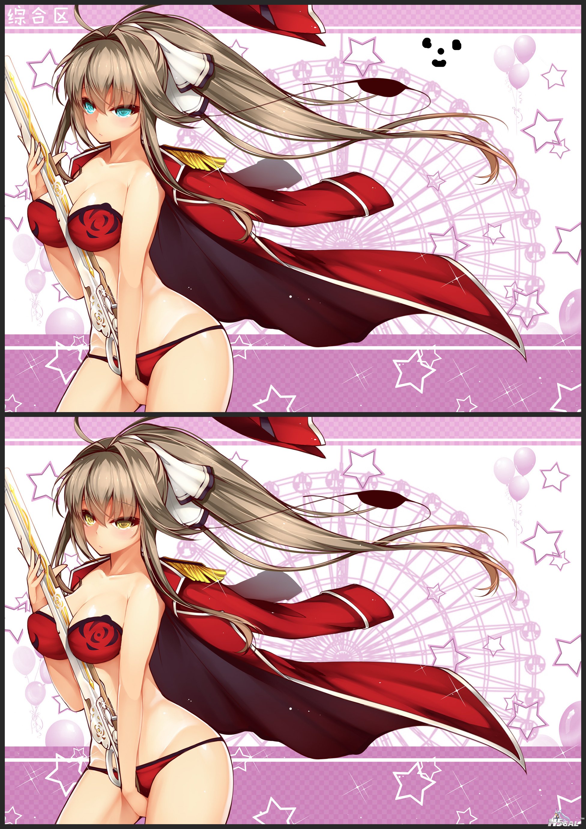 191333 amagi_brilliant_park bikini breasts long_hair ponytail ribb** sento_isuz.jpg