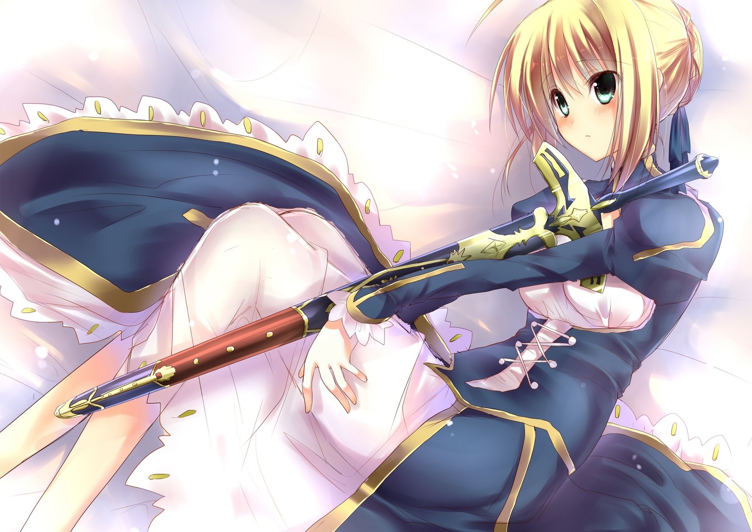yande.re 206101 sample dress fate_stay_night fate_zero ibukitouka saber sword.jpg