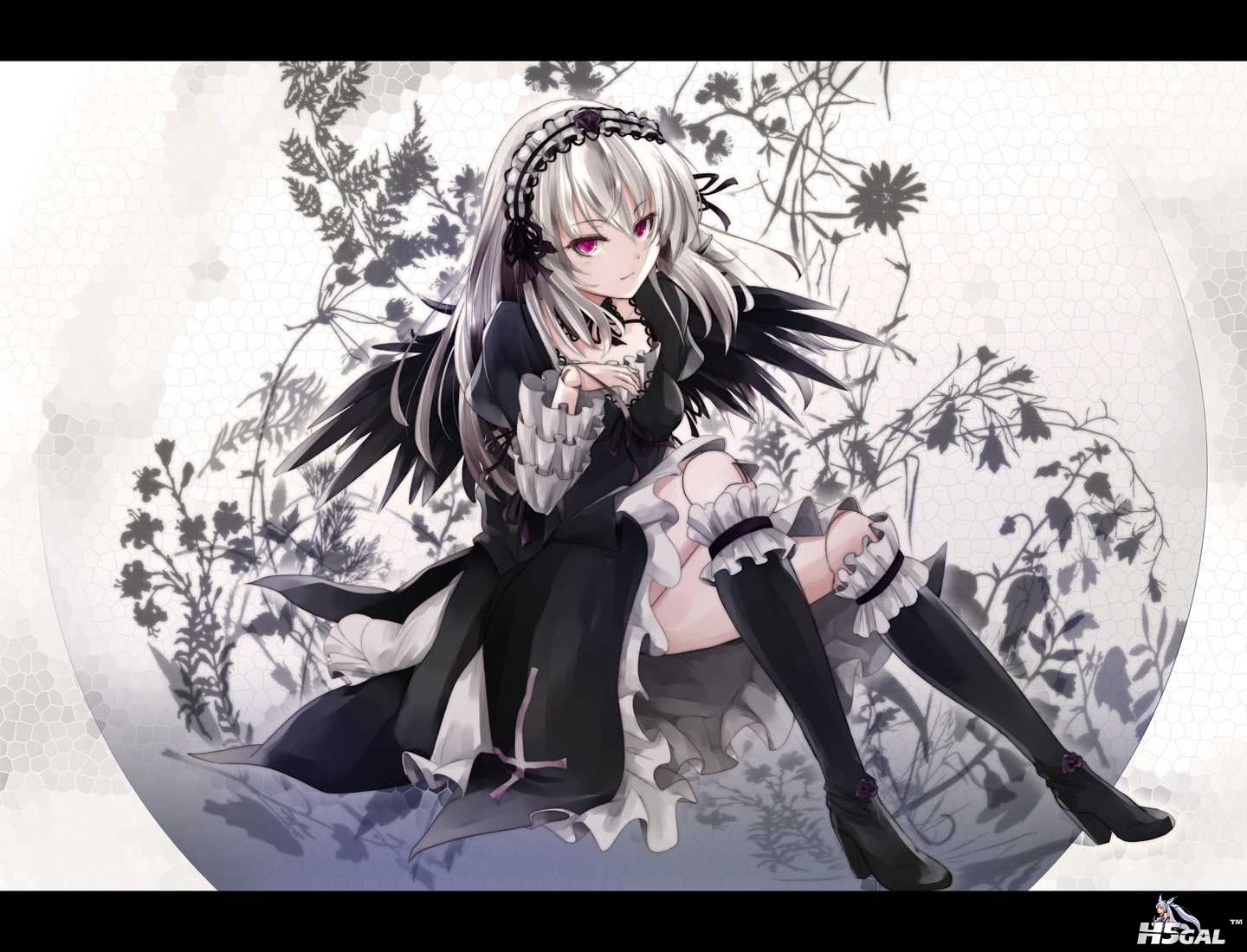 Konachan.com - 164015 boots dress goth-loli gothic purple_eyes rozen_maiden shii.jpg